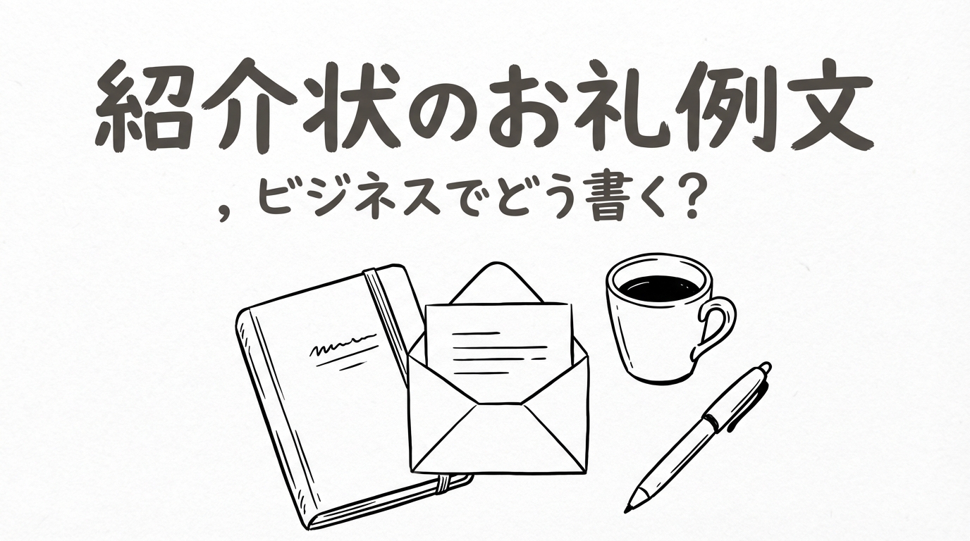 紹介状のお礼例文、ビジネスでどう書く？