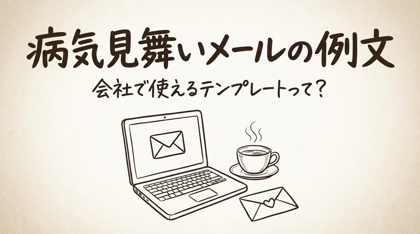 病気見舞いメールの例文、会社で使えるテンプレートって？