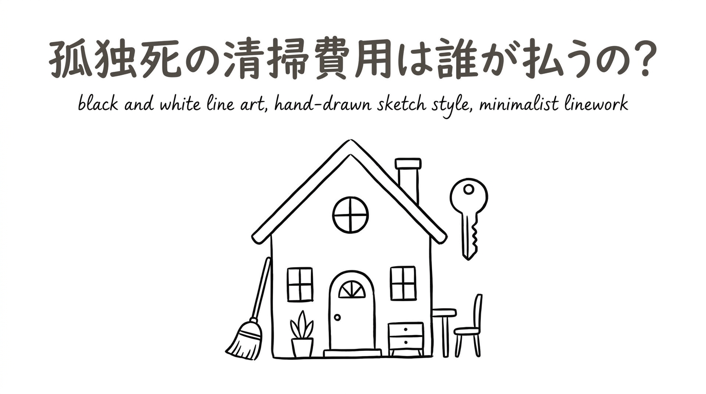 孤独死の清掃費用は誰が払うの?