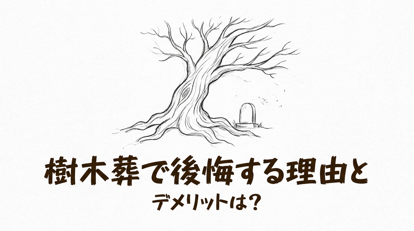樹木葬で後悔する理由とデメリットは？