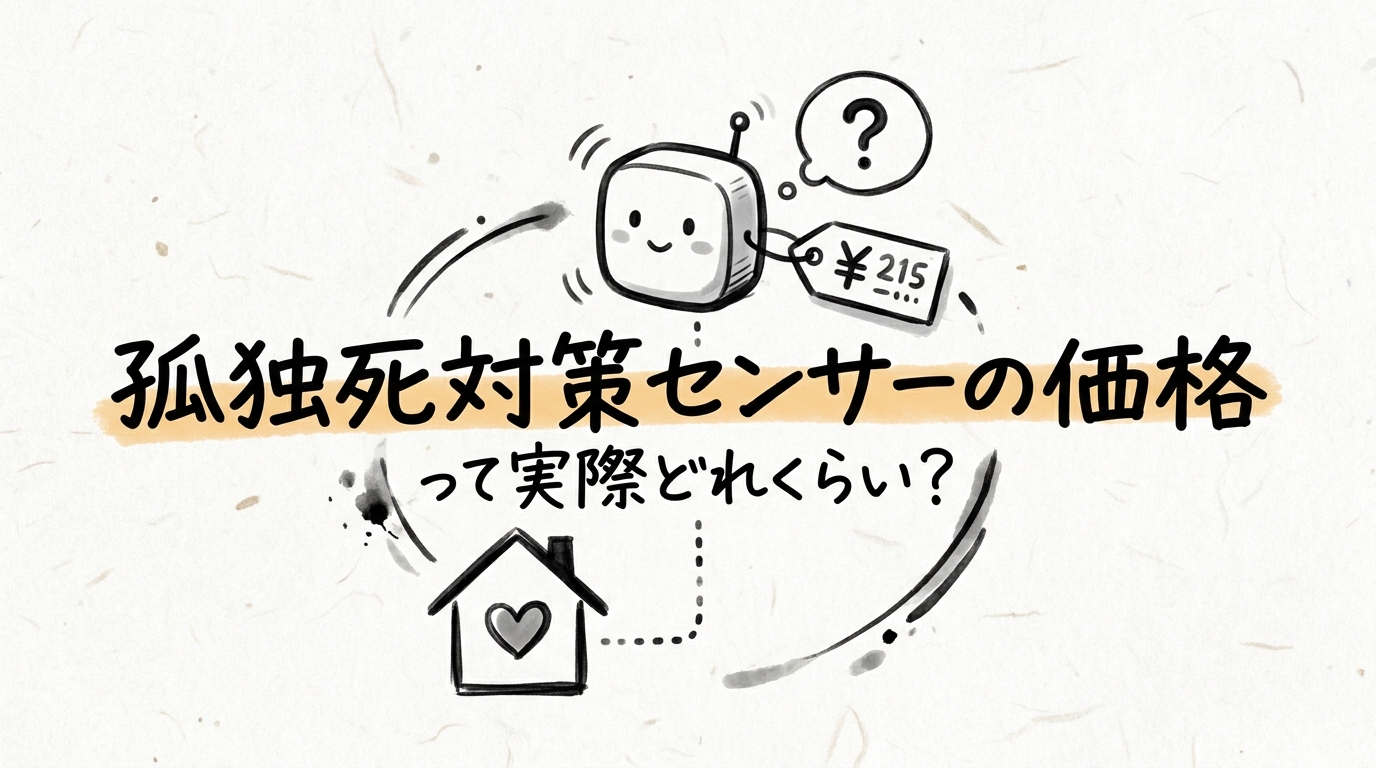 孤独死対策センサーの価格って実際どれくらい?