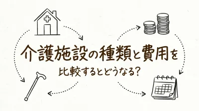 介護施設の種類と費用を比較するとどうなる？