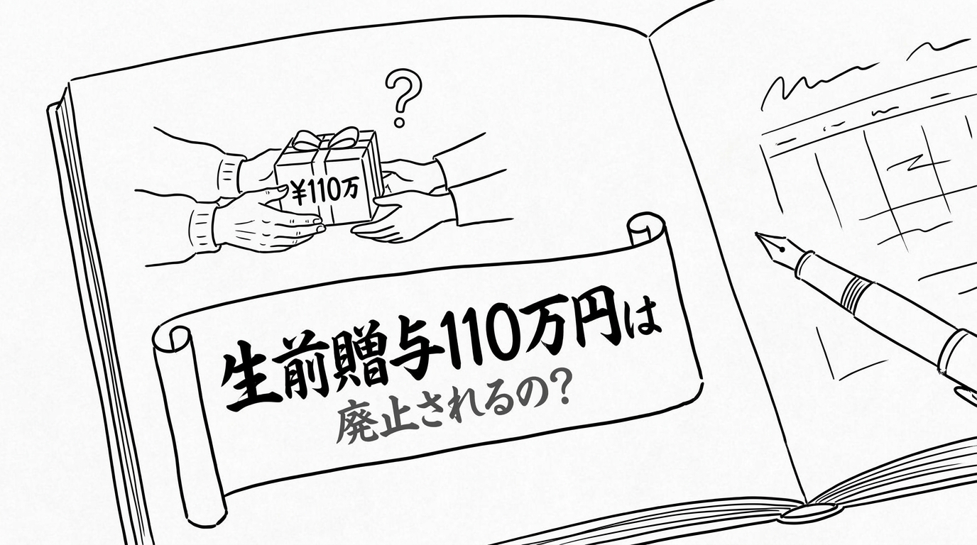 生前贈与110万円は廃止されるの?