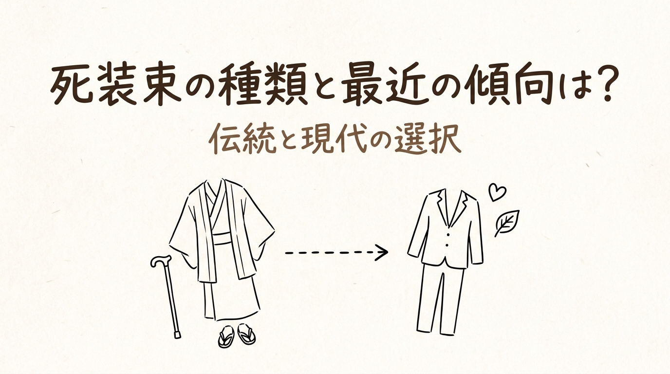 死装束の種類と最近の傾向は?