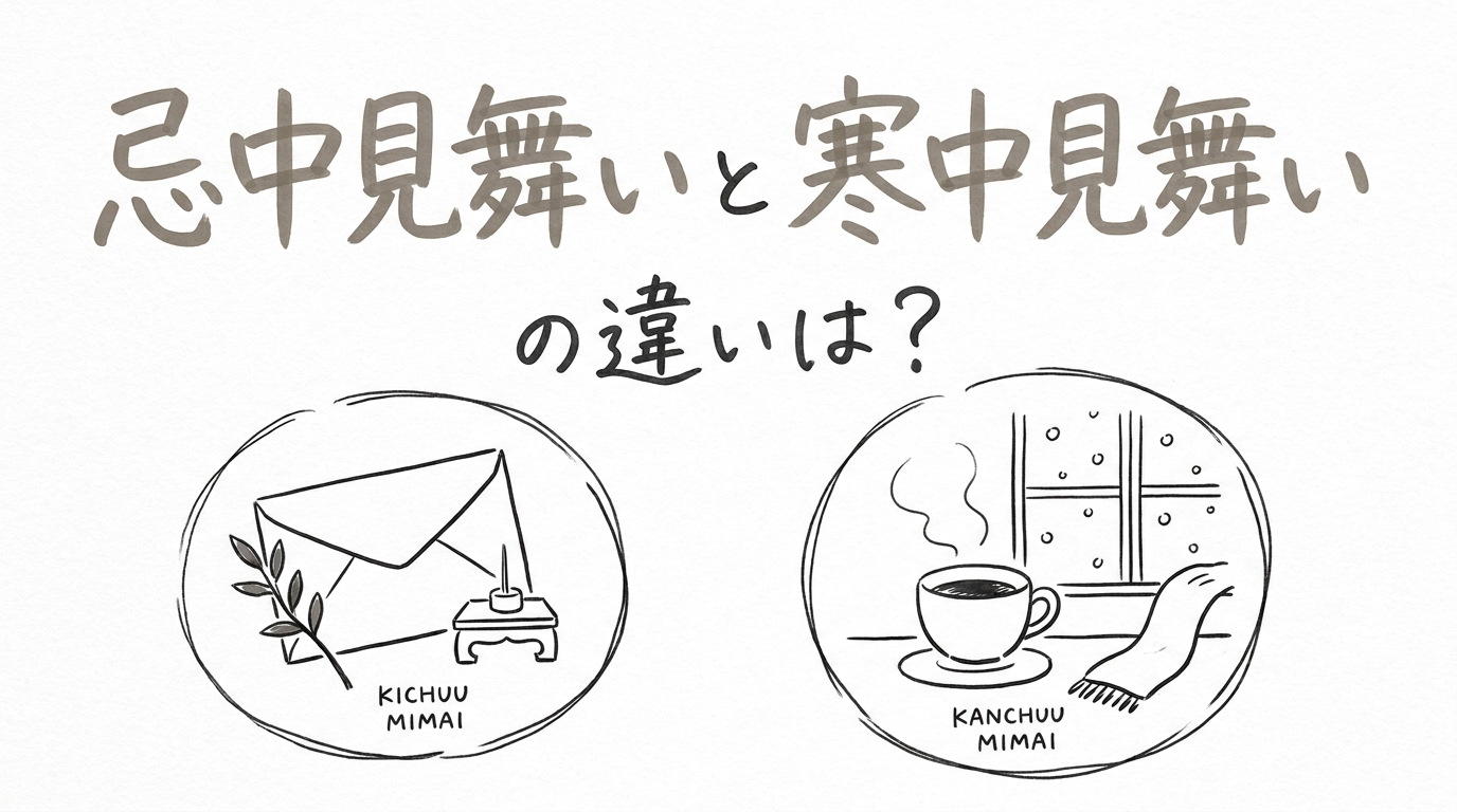 忌中見舞いと寒中見舞いの違いは?