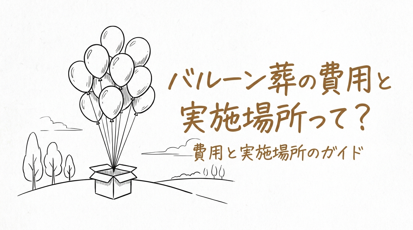 バルーン葬の費用と実施場所って？