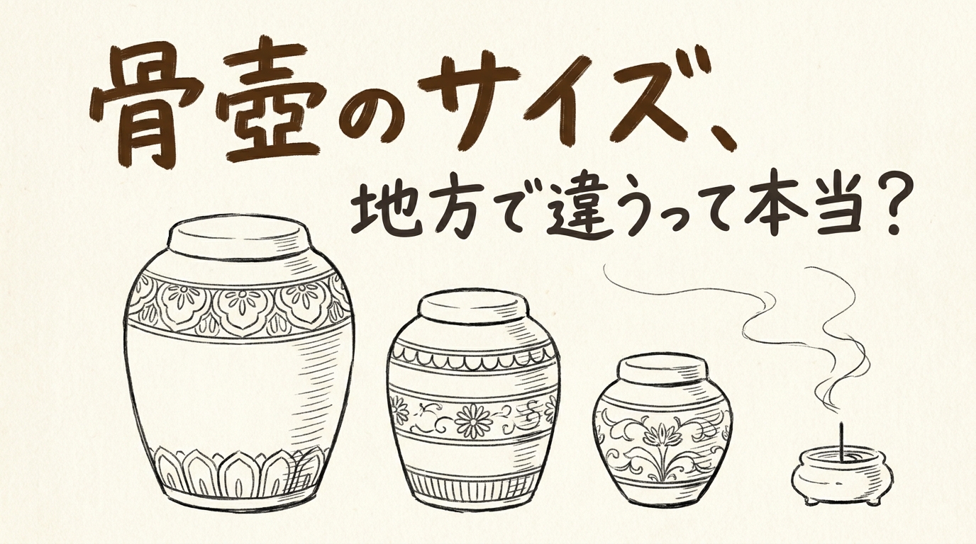 骨壷のサイズ、地方で違うって本当?
