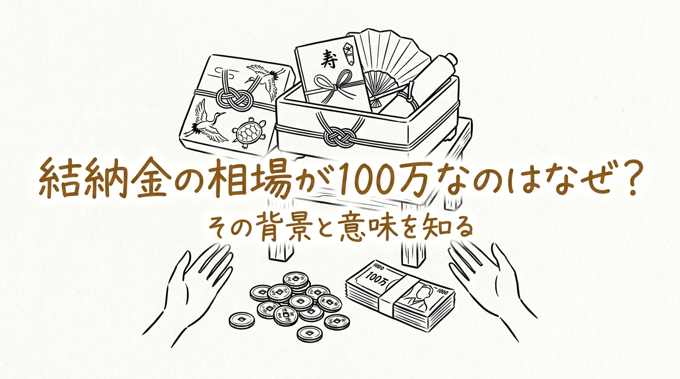 結納金の相場が100万なのはなぜ?