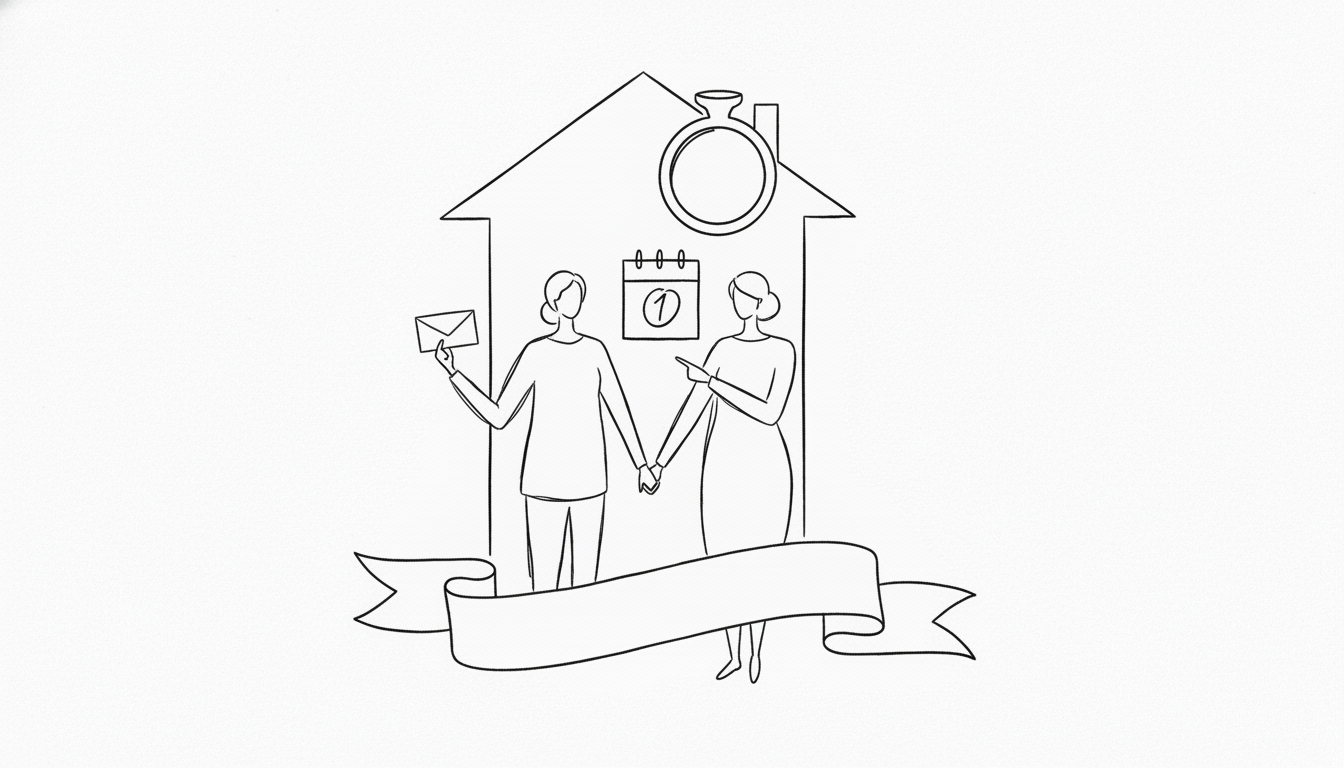 ナシ婚の結婚報告ハガキは「入籍日」を中心にシンプルに伝える