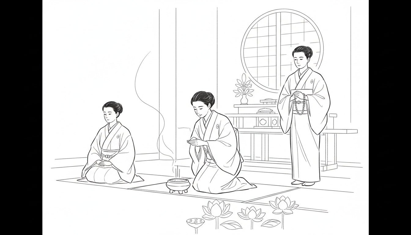 お焼香のマナーと順番、回数の基本