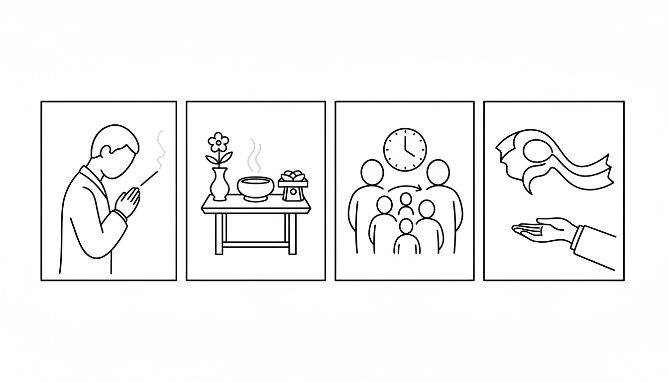 法事の施主挨拶は4つのタイミングで行います