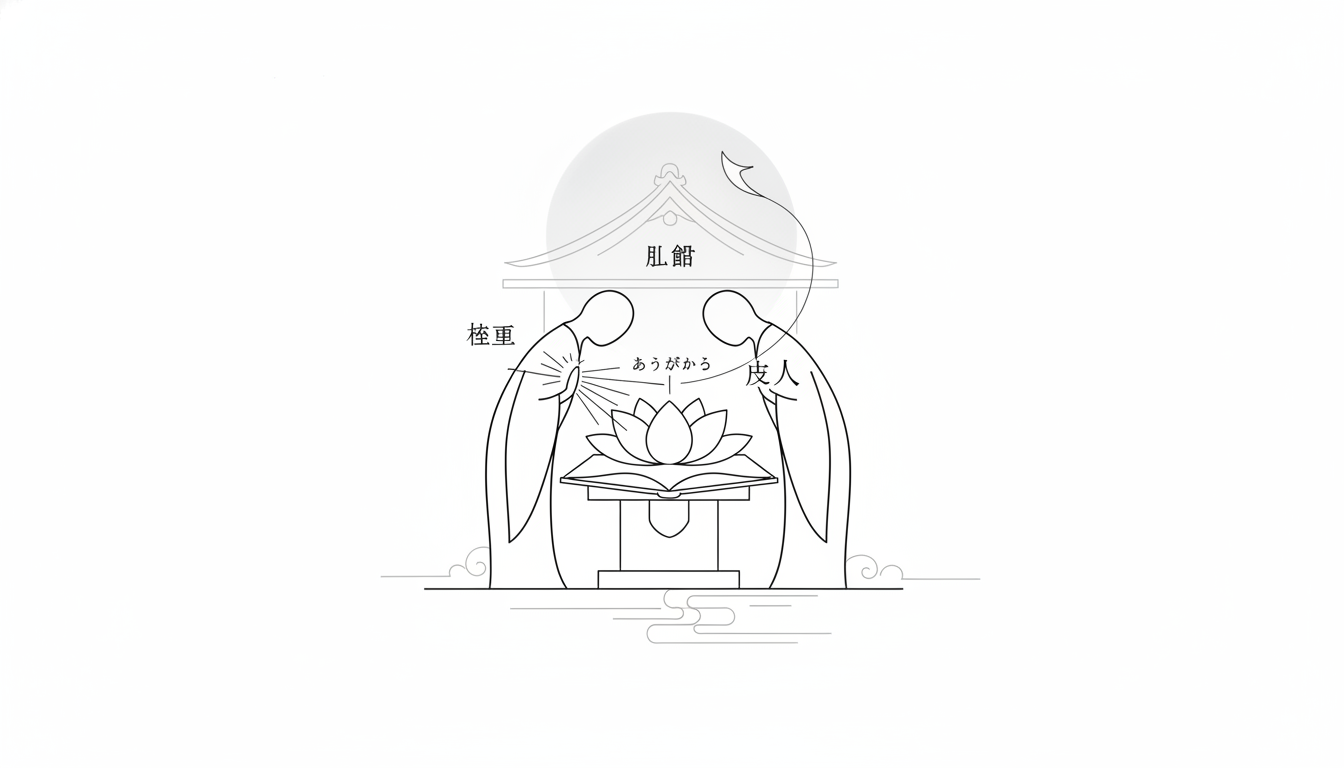 仏垂示の挨拶とは施主が参列者に伝える感謝と故人への想い