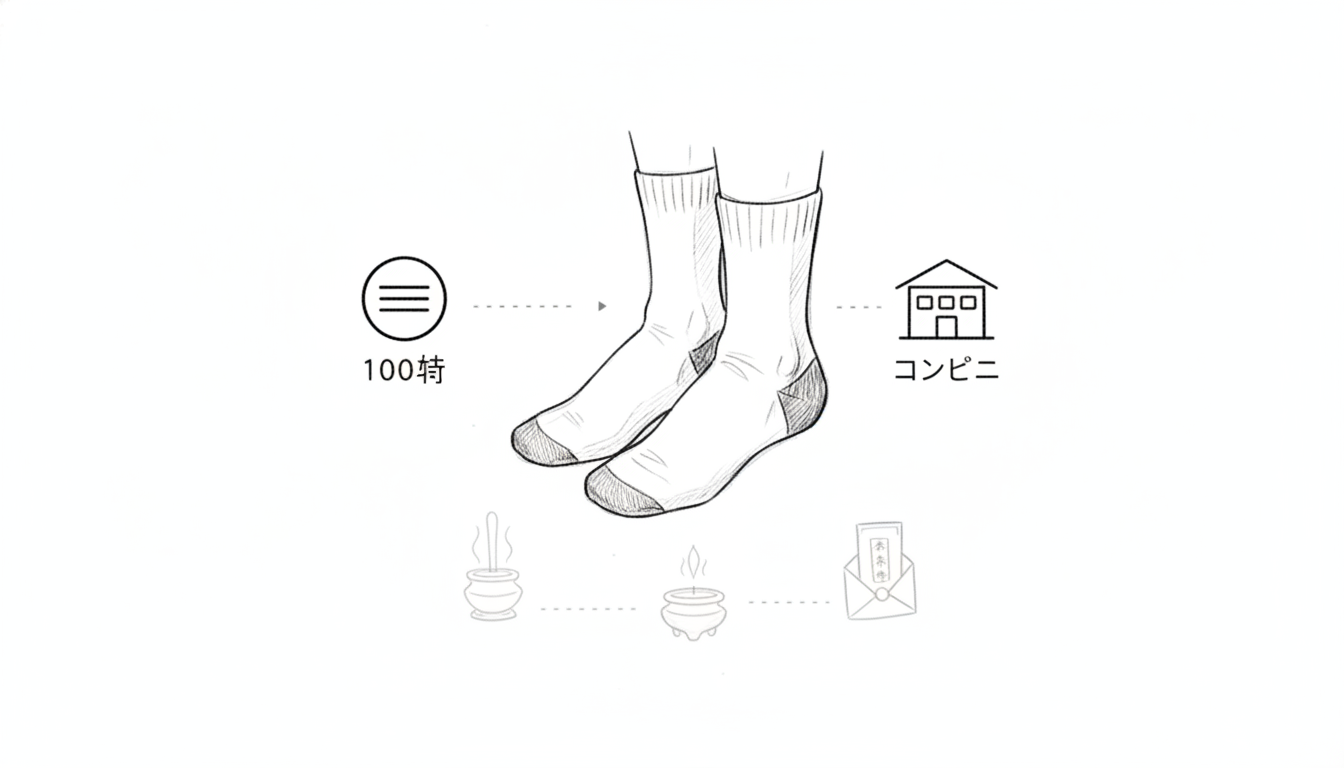 なぜ100均・コンビニの靴下が許容されるのか