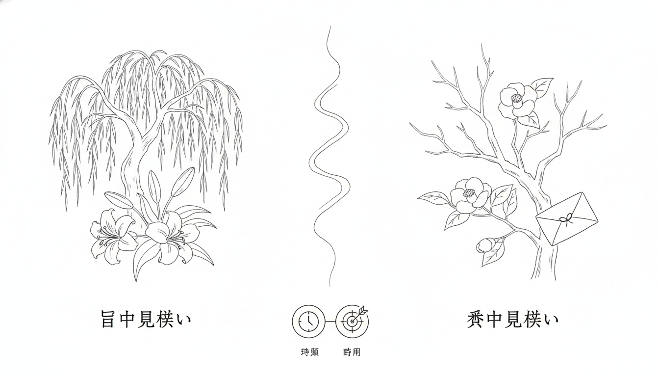 忌中見舞いと寒中見舞いの違いは「時期」と「目的」
