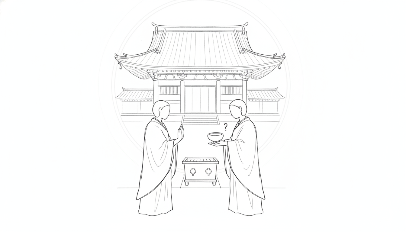 寺院の寄付は強制ではありません