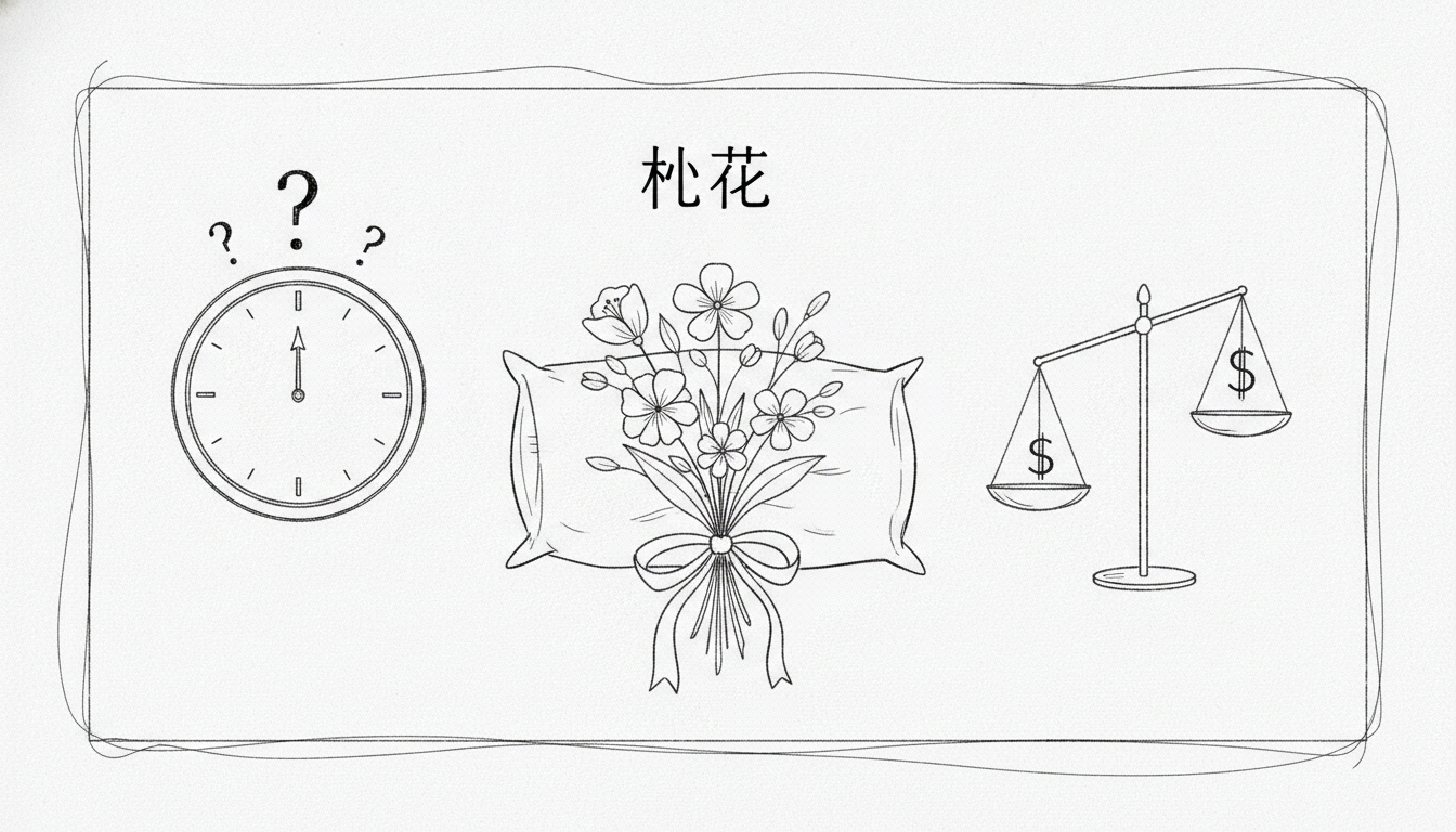 枕花の相場といつ送るかの結論