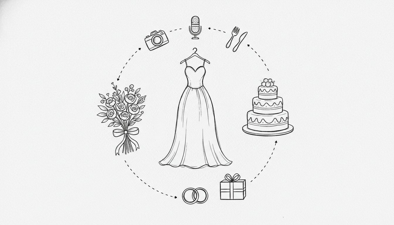 結婚式で持ち込みして節約できる項目まとめ